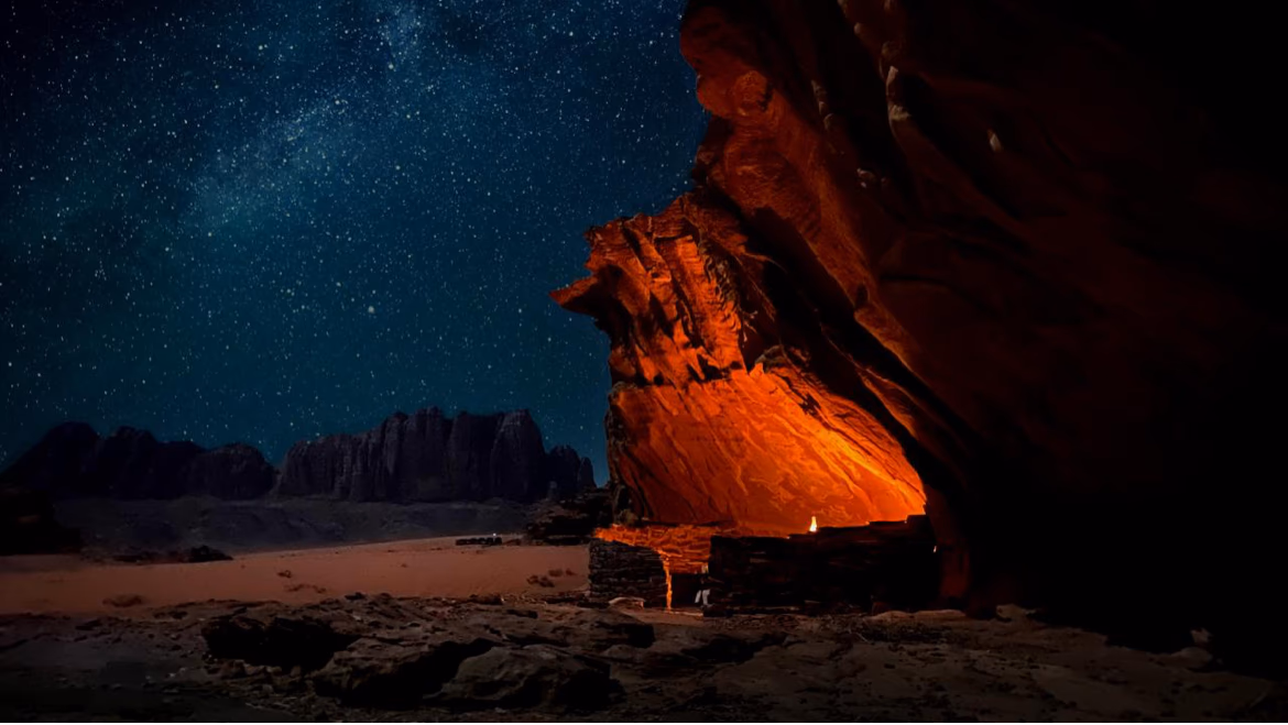 Main photo of Wadi Rum Cave Camping